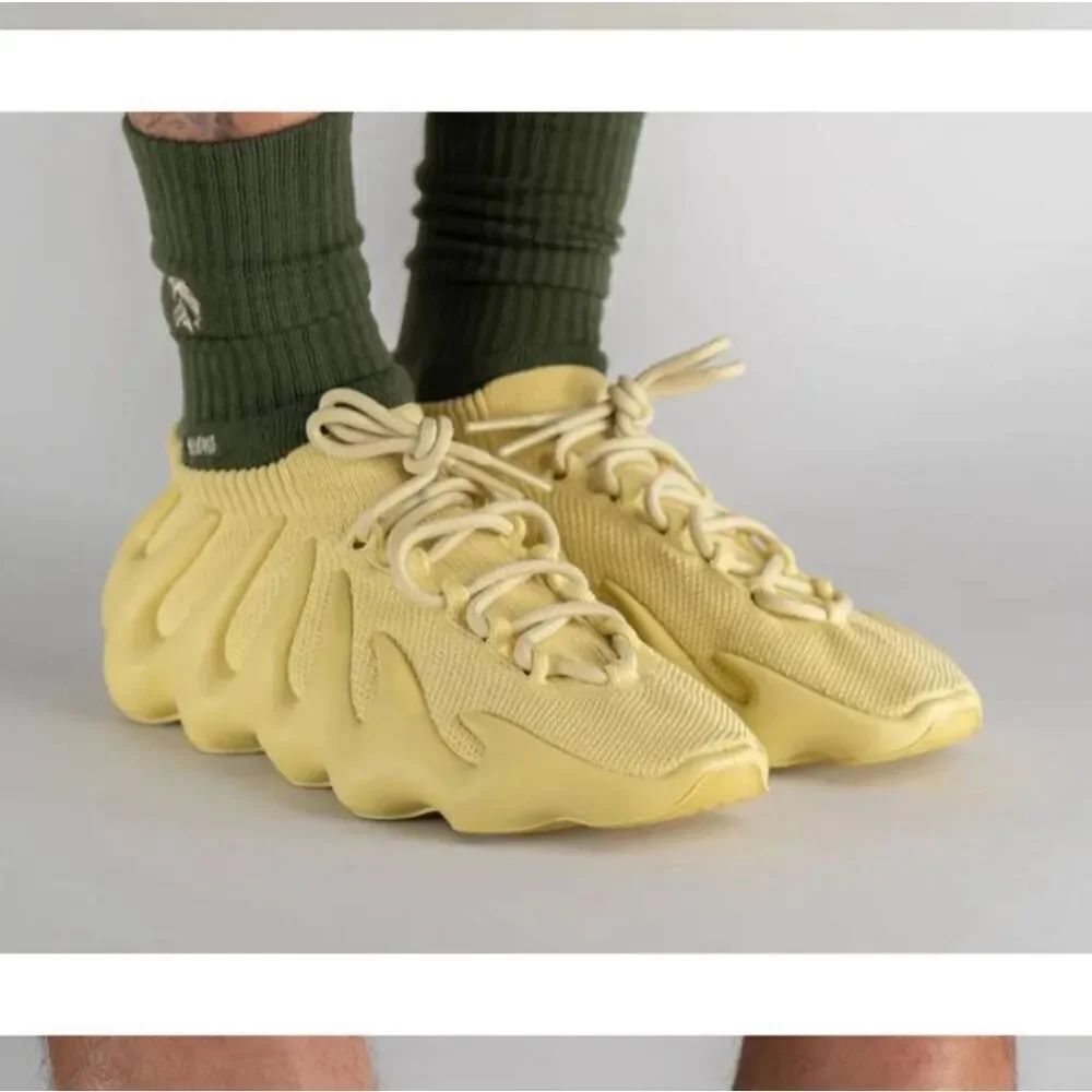 NIB Adidas Yeezy 450 Sulfur Sneakers